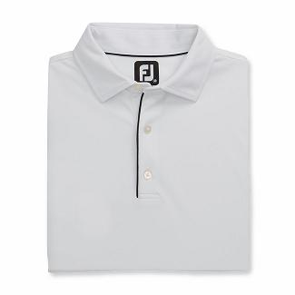 Men's Footjoy Golf Shirts White NZ-264280
